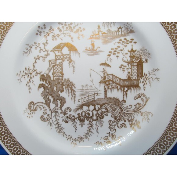 Spode Bone China Spodes Garden 10.5" Dinner plate Pristine Condition - Picture 12 of 16